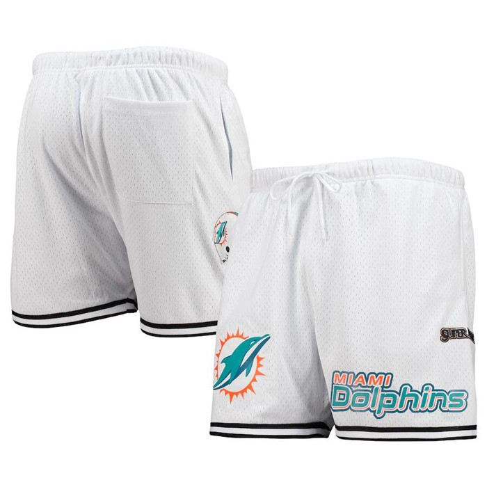 Men's Miami Dolphins White Shorts Men's Miami Dolphins White Shorts